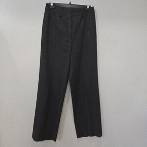 Eddie Bauer Black Pinstripe Pants Mens Stretch Size 4